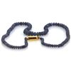 Image 1 : Natural Tanzanite Smooth Faceted Round Gradual Beads Necklace Gemstone 76.85ctw with brass clasp