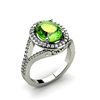 Image 1 : Periodt 3.08 ctw & Diamond Ring 18kt W/Y  Gold