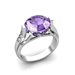 Genuine 6.09 ctw Tanzanite Ring 14kt White or Yellow Gold