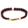 Image 1 : Natural Ruby and 3 Pearl Briolettes Graduated Beads Bracelet 104.42ctw with brass clasp