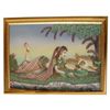 Image 1 : Gemstone Painting Ragini Shiliping Tree - Approx. Wgt. 2.5 kgs. Made of Real Gemstone