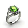 Image 1 : Periodt 3.08 ctw & Diamond Ring 18kt W/Y  Gold
