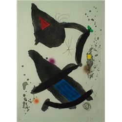 Miro, Joan - RARE original Etching with Aquatint 1972