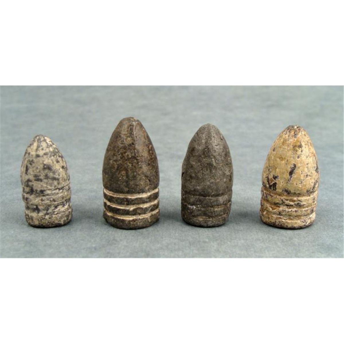 4 Original Authentic Gettysburg Civil War Bullets 1"