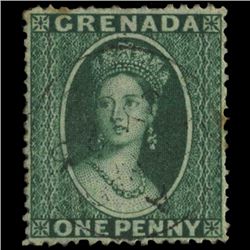 1873 Grenada 1p Postage Stamp PREMIUM (STM-0596)