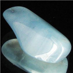 23.85ct Strong Blue Freeform Aquamarine Cabochon (GEM-33698)