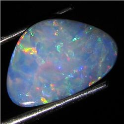 3.25ct Australian Black Opal Doublet Full Fire (GEM-36262)