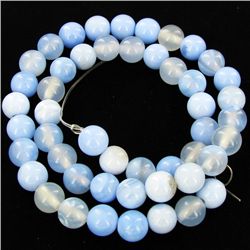 165twc Blue Lace Agate Small Bead Strand 16  (JEW-3000)