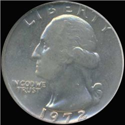 1972 Washington 25c Quarter Coin Graded GEM (COI-6867)