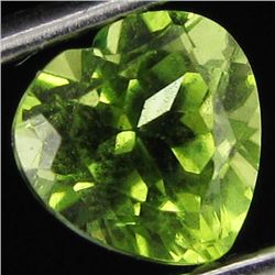 0.95ct AAA Green Peridot Heart (GEM-33431B)