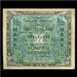 1944 Germany WW2 Allied 50 Pfg. RARE Hi Grade (COI-1332)