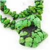 Image 2 : 300twc Green Turquoise Lg. & Sm. Bead Strand 15" (JEW-3005)