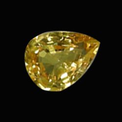 .3ct Orange Yellow Sapphire Pear (GMR-1006)