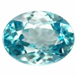 .45ct Splendid Oval Blue Zircon Natural Unheated (GMR-1032)