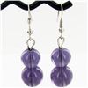 Image 3 : Amethyst & Crystal Necklace Earring Set (JEW-3450)