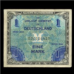 1944 Germany WW2 Allied 1 Mark RARE Hi Grade (COI-1333)