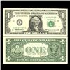 Image 1 : 1999 $1 Federal Reserve Note Crisp Unc FANCY NUMBER (CUR-05983)