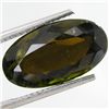 Image 1 : 6.35ct Green Chrome Tourmaline Oval (GEM-31132)
