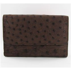 Ladies Ostrich Hide Skin Wallet  (ACT-253)