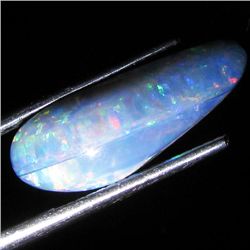 4.9ct Australian Black Opal Doublet Full Fire (GEM-36171)