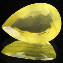 23.40ct Untreated Natural Lemon Citrine Pear (GEM-31915)