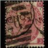 Image 1 : 1867 RARE GB 3p Rose Used Stamp  (STM-1552)