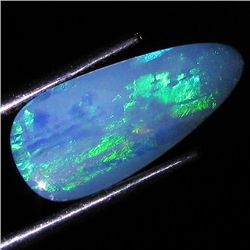 2.2ct Australian Black Opal Doublet Full Fire (GEM-36036)