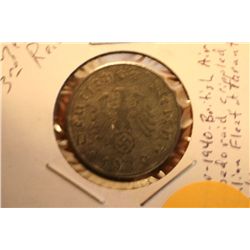 1940A Nazi Third Reich 10 Pfennig