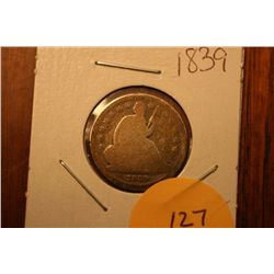 1839 Seated Dime