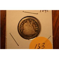 1841 Seated Dime