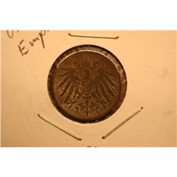 1916 WWI German Empire 5 Pfennig