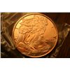 Image 1 : 1 oz .999 Pure Copper Round "Seated Liberty"