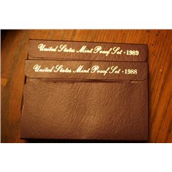 1988 and 1989 Proof Set