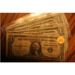 4 $1 Silver Certificates