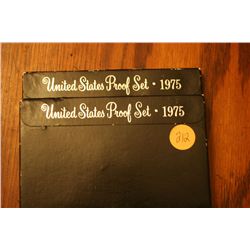 Lot of 2 1975 Proof Sets