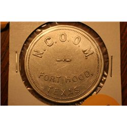 N.C.O.O.M. Fort Hood Texas Trade Token