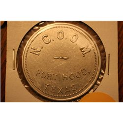 N.C.O.O.M. Fort Hood Texas Trade Token