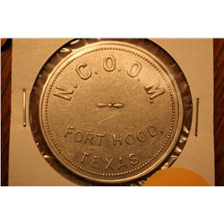 N.C.O.O.M. Fort Hood Texas Trade Token