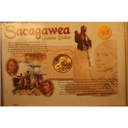 1 Sacagawea Dollar In Nice Frame