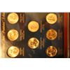 Image 1 : 8 Presidential Dollars In Wood Case