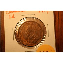 1917 Canadian Cent