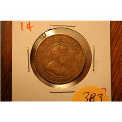 1910 Canadian Cent