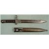 Image 1 : VINTAGE WWII ERA MAUSER RIFLE COMBAT BAYONET