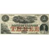 Image 1 : The Bank of Clifton 1859 $3 #8303 CH-125-10-04-04 PMG UNC64.