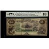 Image 1 : Commercial Bank of Newfoundland 1888 $2 #16606 CH-185-18-02 PMG VG10.