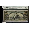 Image 1 : The Bank of Hamilton 1909 $5 #585048 CH-345-20-02 PMG F12NET.