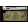 Image 1 : The Molsons Bank 1905 $5 #386082 CH-490-28-04 PMG VG8.