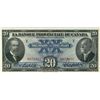 Image 1 : La Banque Provinciale 1928 $20 #N074462 CH-615-14-18 PCGS AU55, a superb example with vibrant colour