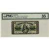 Image 1 : 1870 25¢ DC-1a PMG VF35. Scarce letter A example. Bright and attractive example.