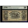 Image 1 : 1898 $1 DC-13a #228499 PMG VF20, a bright example.